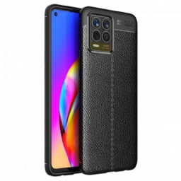 Kuori Realme 8 / 8 Pro Double Line Litchi Leather Effect