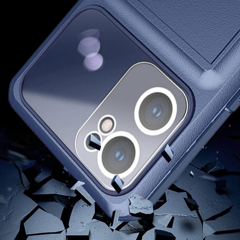 Case Oppo Find X5 Lite Ring-tuki Ja Kortinhaltija