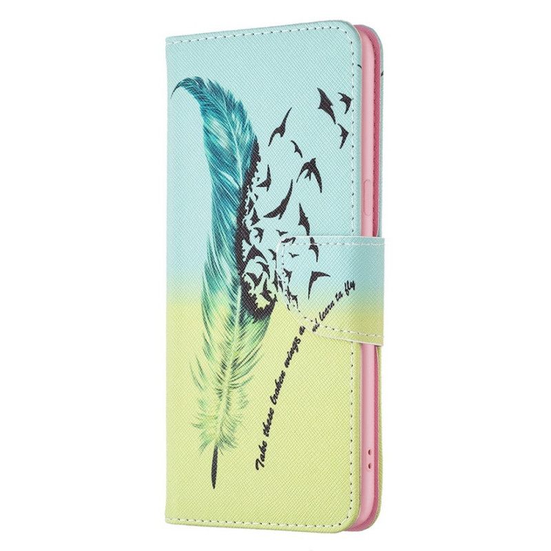 Flip Case Oppo Find X5 Lite Feather