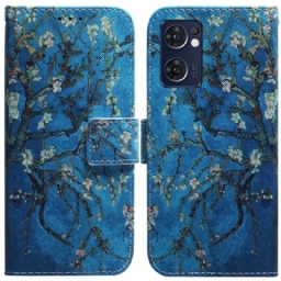 Flip Case Oppo Find X5 Lite Flower Tree Premium