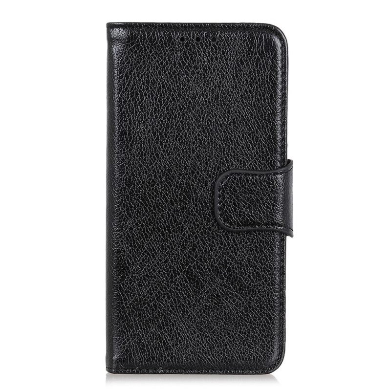 Flip Case Oppo Find X5 Lite Haljattu Nappanahka