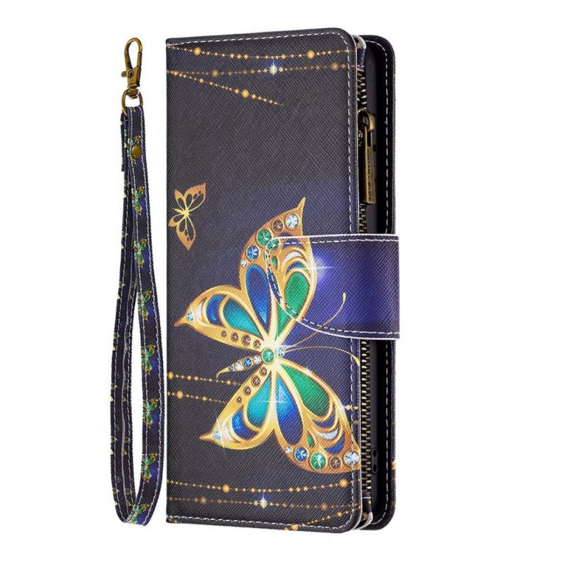 Flip Case Oppo Find X5 Lite Royal Butterfly Vetoketjullinen Pussi