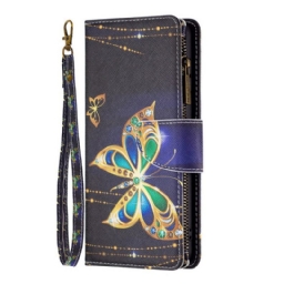 Flip Case Oppo Find X5 Lite Royal Butterfly Vetoketjullinen Pussi