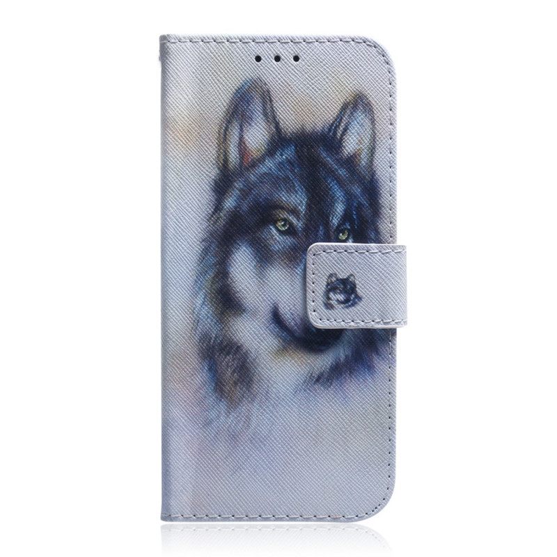 Nahkakotelo Oppo Find X5 Lite Canine Look