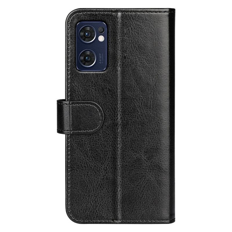 Nahkakotelo Oppo Find X5 Lite Vintage Leather Style