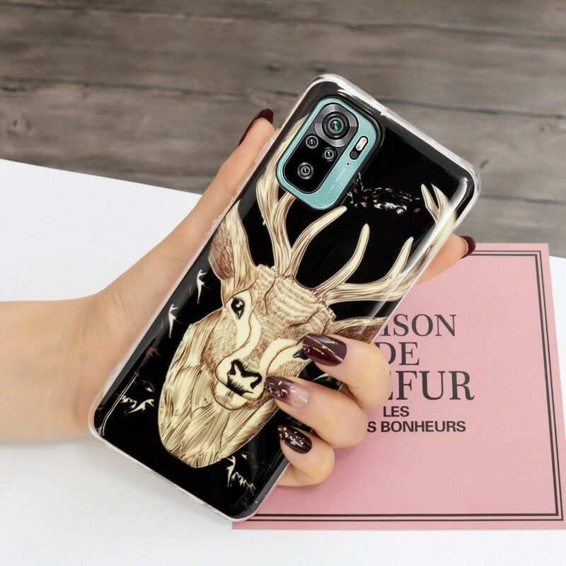 Case Xiaomi Redmi Note 10 / 10S Fluorescent Majestic Stag