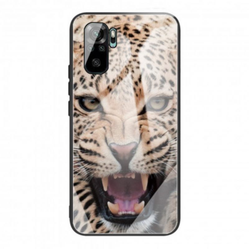 Case Xiaomi Redmi Note 10 / 10S Leopard Tempered Glass