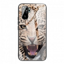 Case Xiaomi Redmi Note 10 / 10S Leopard Tempered Glass