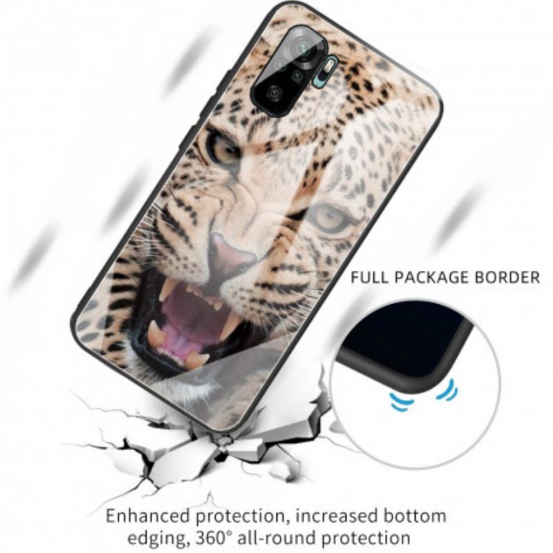 Case Xiaomi Redmi Note 10 / 10S Leopard Tempered Glass