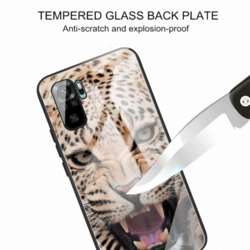 Case Xiaomi Redmi Note 10 / 10S Leopard Tempered Glass