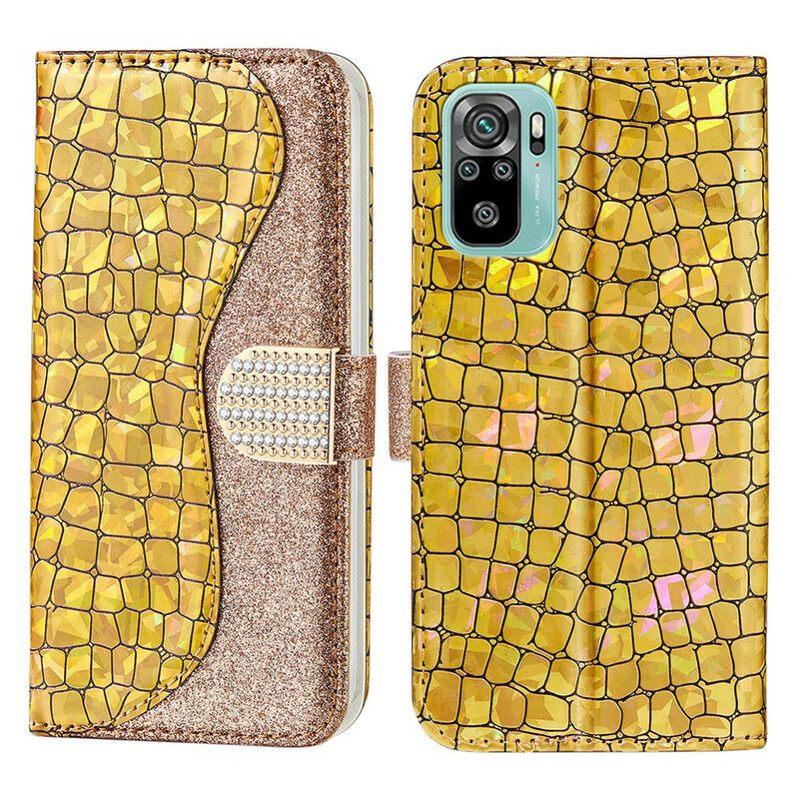 Kotelot Xiaomi Redmi Note 10 / 10S Croco Diamonds