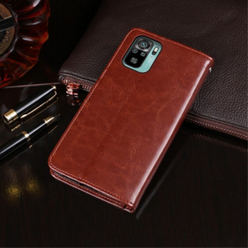 Kotelot Xiaomi Redmi Note 10 / 10S Faux Leather Idewei