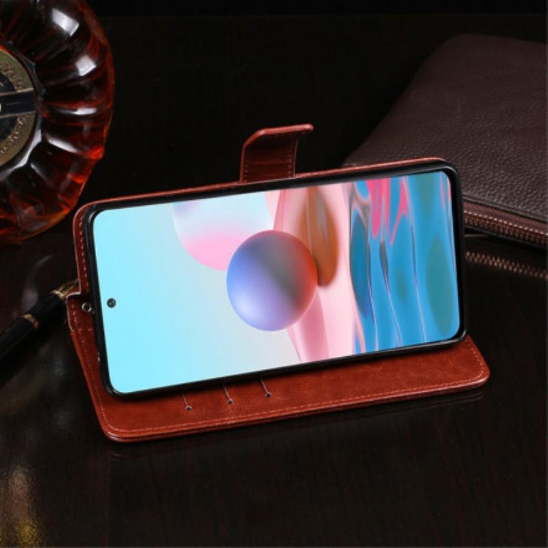 Kotelot Xiaomi Redmi Note 10 / 10S Faux Leather Idewei