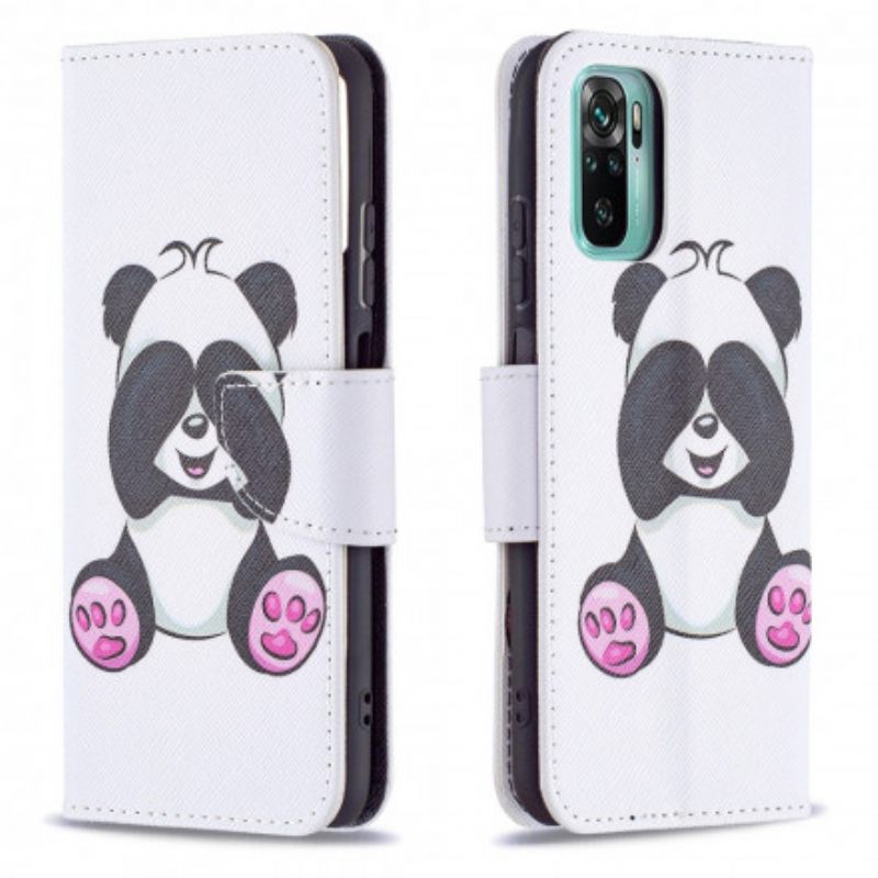 Kotelot Xiaomi Redmi Note 10 / 10S Panda Hauskaa