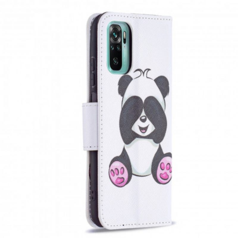 Kotelot Xiaomi Redmi Note 10 / 10S Panda Hauskaa