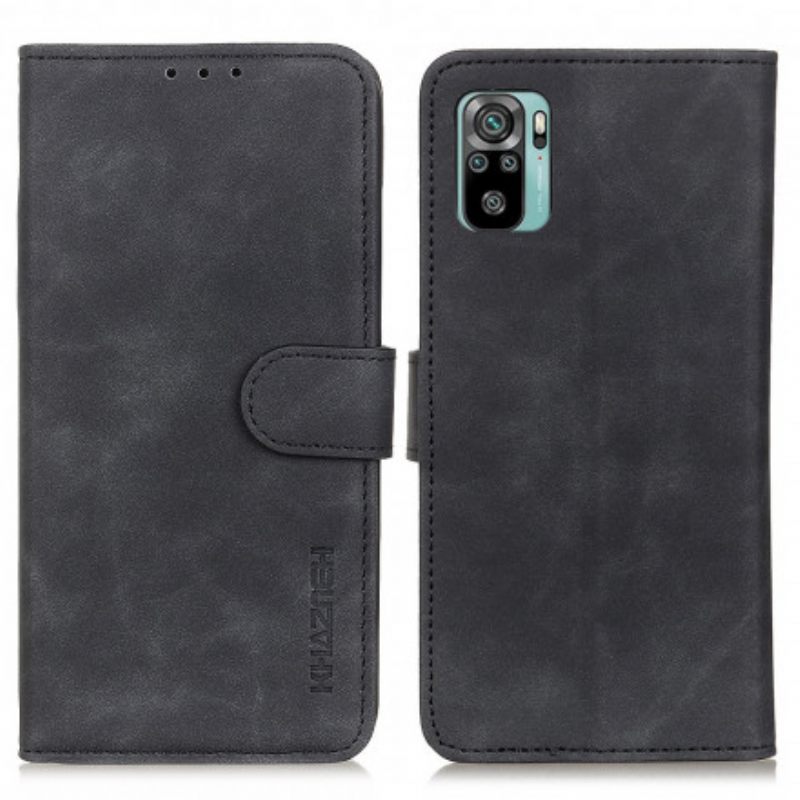 Kotelot Xiaomi Redmi Note 10 / 10S Vintage Leather Effect Khazneh