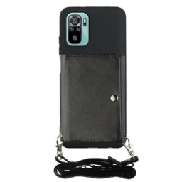 Kuori Xiaomi Redmi Note 10 / 10S Crossbody Kortin Haltija