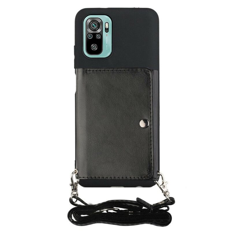 Kuori Xiaomi Redmi Note 10 / 10S Crossbody Kortin Haltija