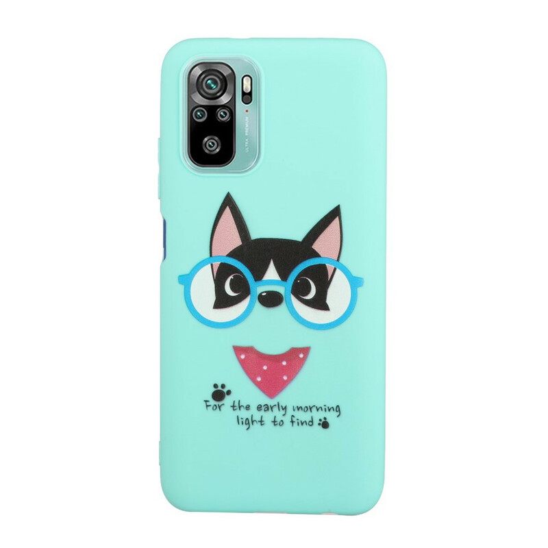 Kuori Xiaomi Redmi Note 10 / 10S Dog Ja Lanyard Kiss