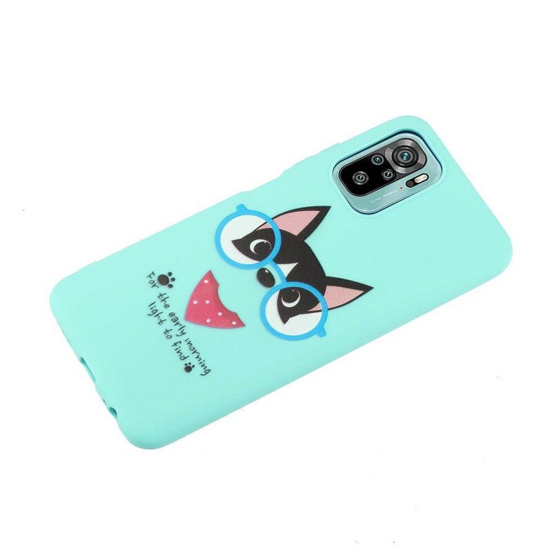 Kuori Xiaomi Redmi Note 10 / 10S Dog Ja Lanyard Kiss