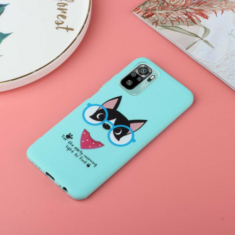 Kuori Xiaomi Redmi Note 10 / 10S Dog Ja Lanyard Kiss