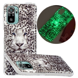 Kuori Xiaomi Redmi Note 10 / 10S Fluoresoiva Leopard