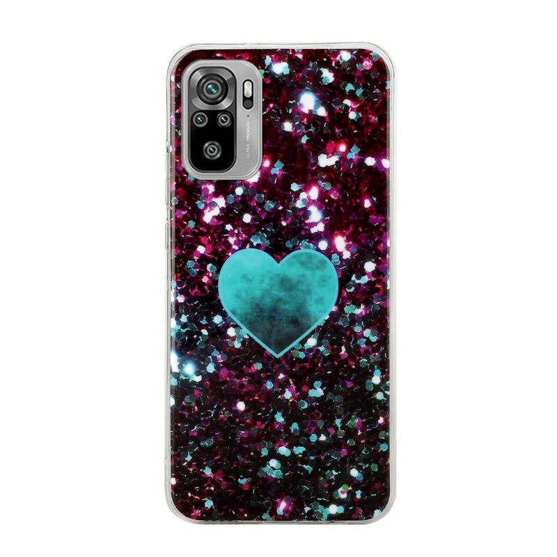 Kuori Xiaomi Redmi Note 10 / 10S Glitter Marble