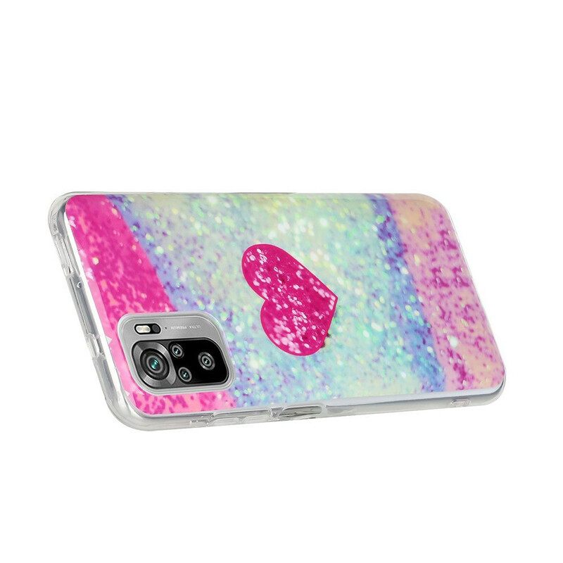 Kuori Xiaomi Redmi Note 10 / 10S Glitter Marble