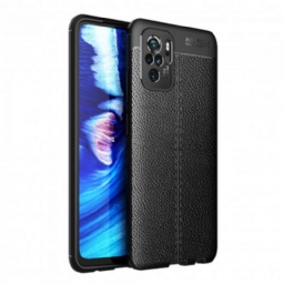 Kuori Xiaomi Redmi Note 10 / 10S Nahkaefekti Litsi Kaksinkertainen Linja