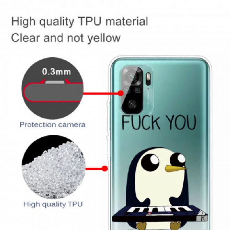 Kuori Xiaomi Redmi Note 10 / 10S Penguin Haista Vittuun