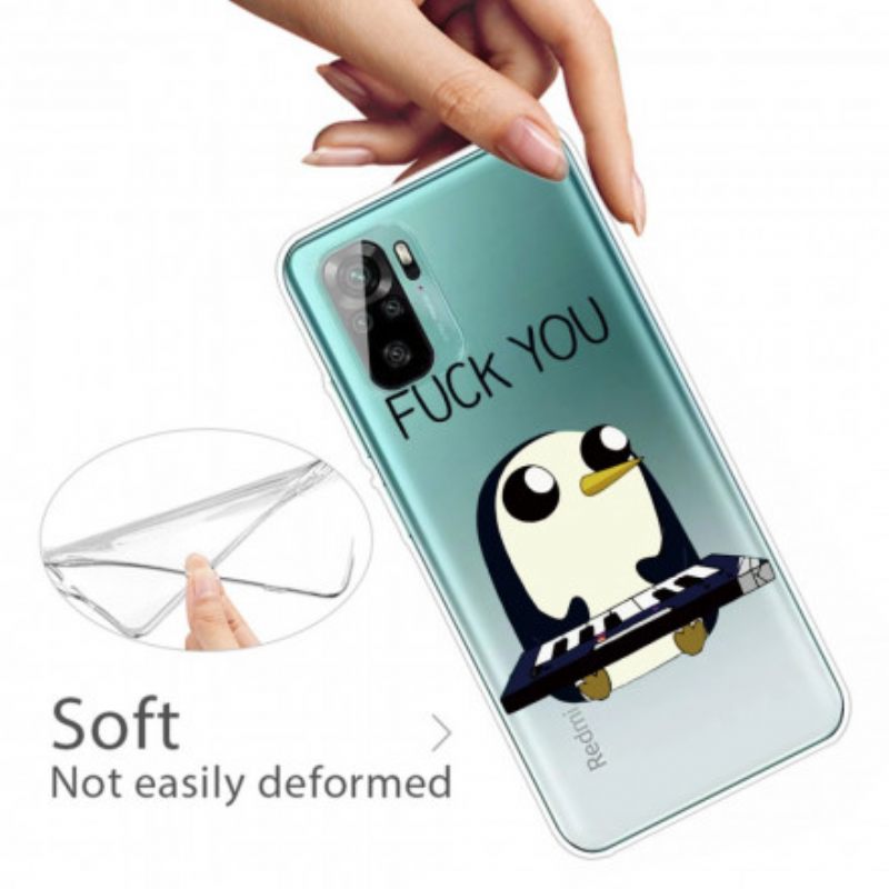 Kuori Xiaomi Redmi Note 10 / 10S Penguin Haista Vittuun