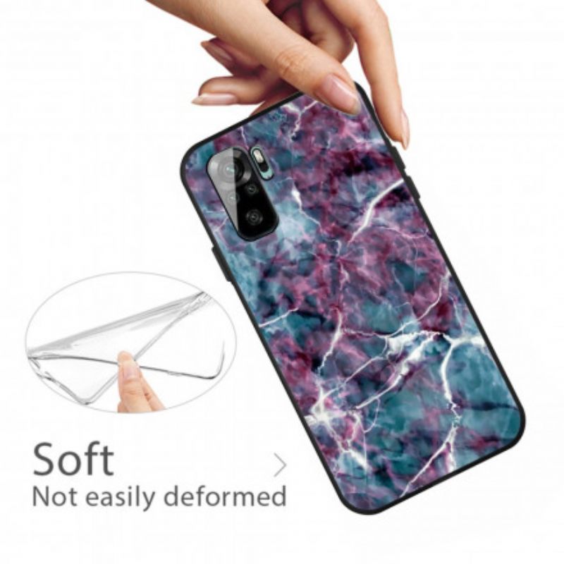 Kuori Xiaomi Redmi Note 10 / 10S Purple Marble