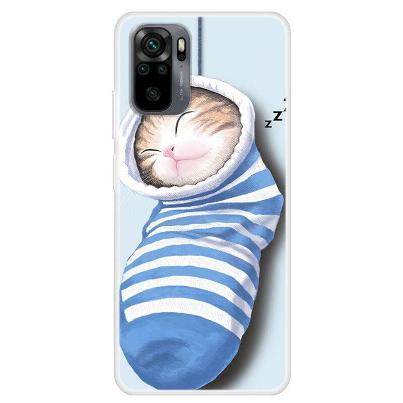 Kuori Xiaomi Redmi Note 10 / 10S Sleeping Kitten