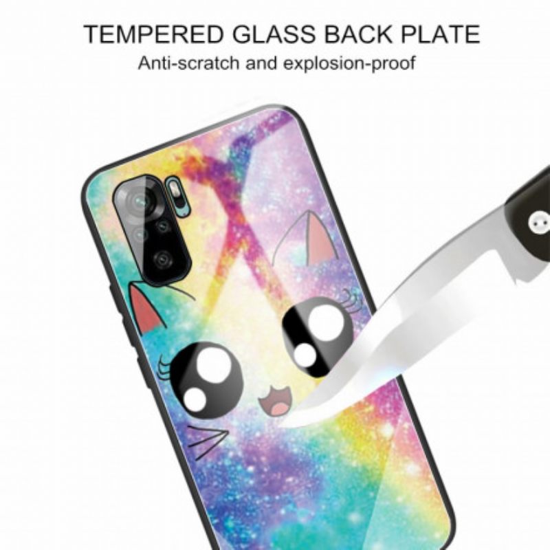 Kuori Xiaomi Redmi Note 10 / 10S Tempered Glass Cat