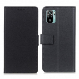 Nahkakotelo Xiaomi Redmi Note 10 / 10S Classic Faux Leather