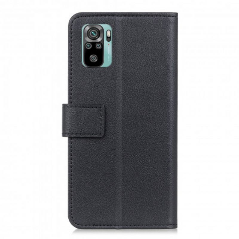 Nahkakotelo Xiaomi Redmi Note 10 / 10S Classic Faux Leather