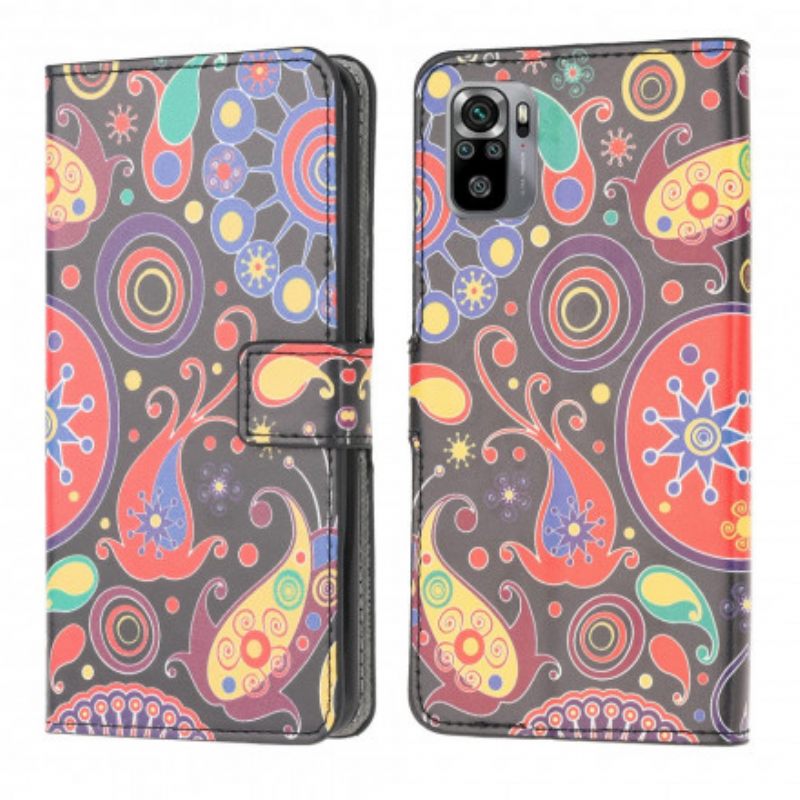 Nahkakotelo Xiaomi Redmi Note 10 / 10S Design Galaxy