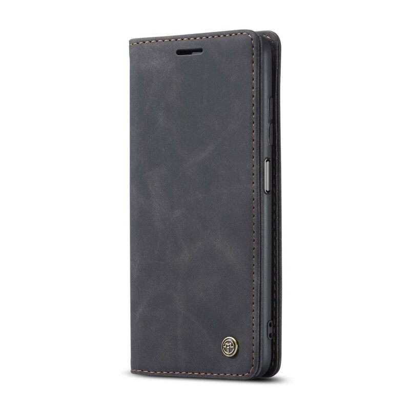 Puhelinkuoret Xiaomi Redmi Note 10 / 10S Kotelot Flip Caseme Nahkaefekti