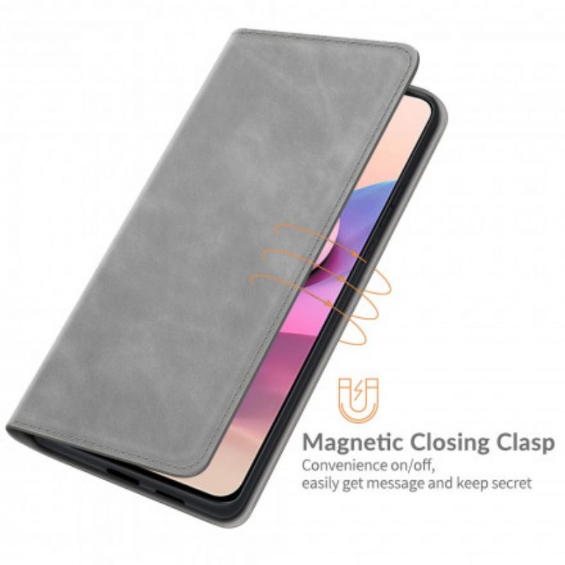 Puhelinkuoret Xiaomi Redmi Note 10 / 10S Kotelot Flip Skin-touch