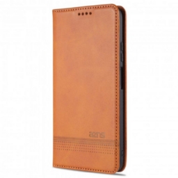 Puhelinkuoret Xiaomi Redmi Note 10 / 10S Kotelot Flip Style Leather Azns