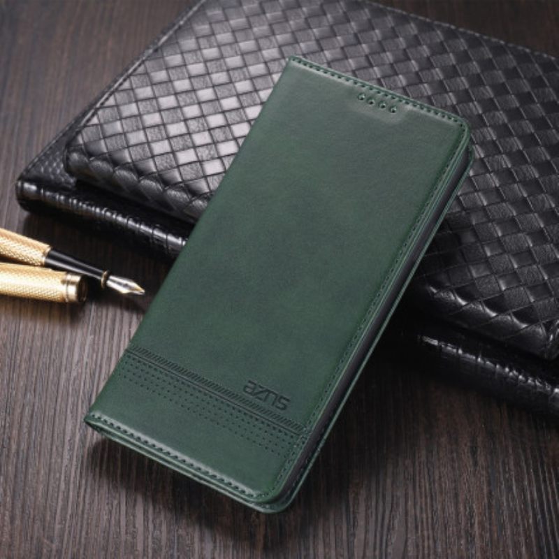 Puhelinkuoret Xiaomi Redmi Note 10 / 10S Kotelot Flip Style Leather Azns