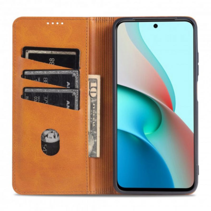 Puhelinkuoret Xiaomi Redmi Note 10 / 10S Kotelot Flip Style Leather Azns