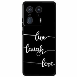 Kuori Motorola Edge 50 Ultra Live Laugh Love