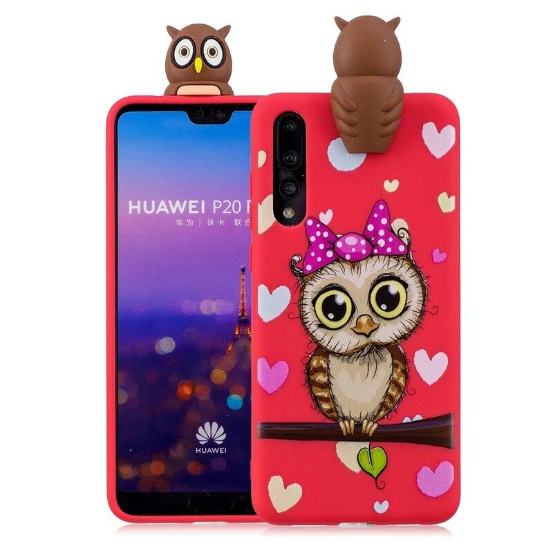 Case Huawei P20 Pro 3d Neiti Pöllö