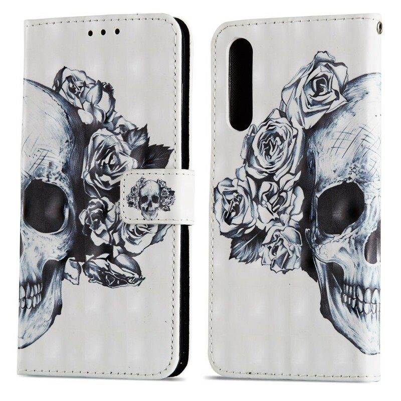 Flip Case Huawei P20 Pro 3d Kukkakallo