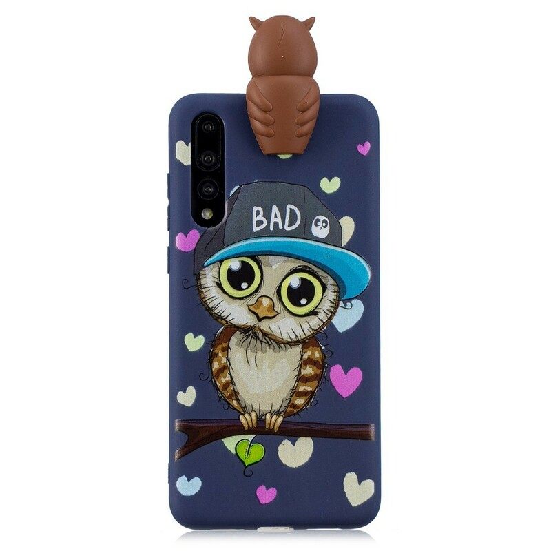 Kuori Huawei P20 Pro 3d Bad Owl Fun