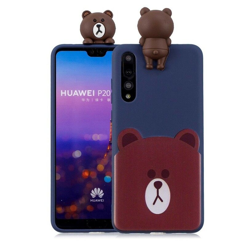 Kuori Huawei P20 Pro 3d Funny Panda