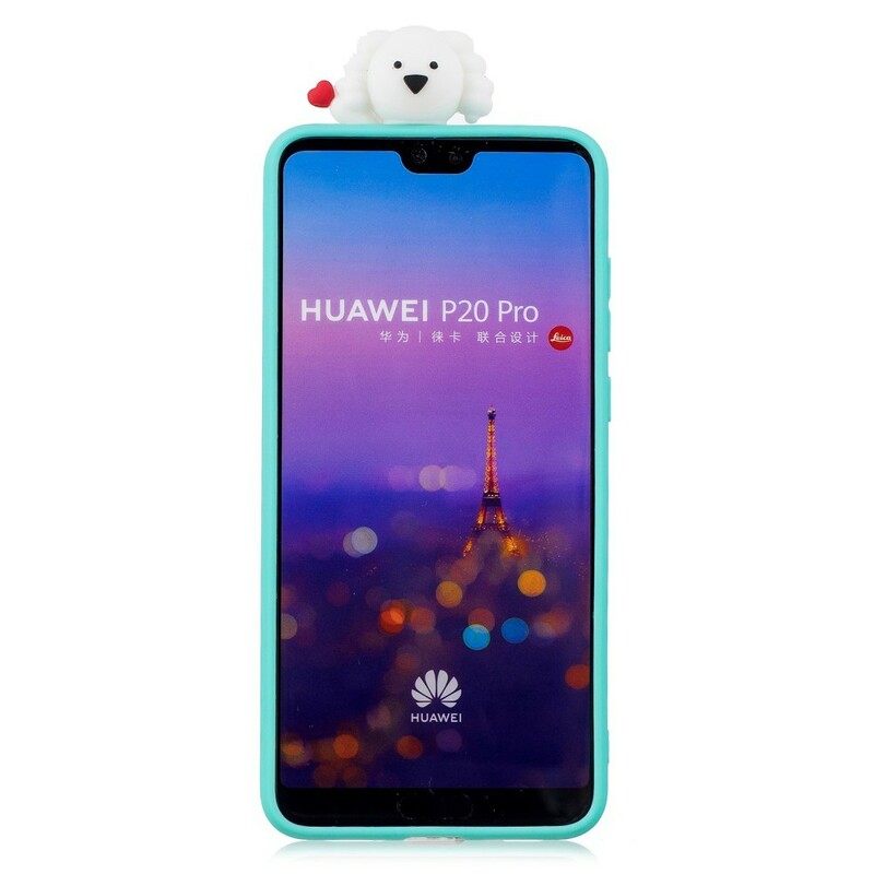 Kuori Huawei P20 Pro 3d-koira Pilvissä