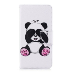 Nahkakotelo Huawei P20 Pro Panda Hauskaa