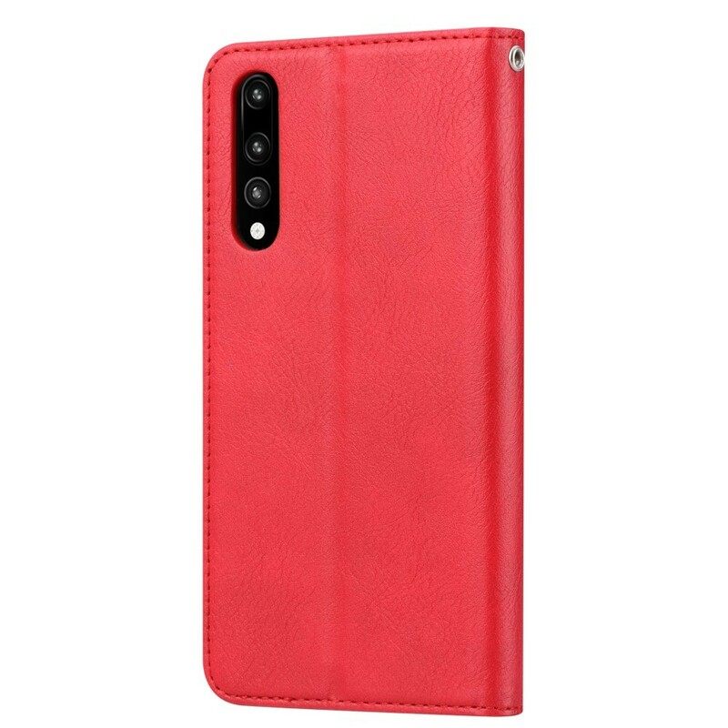 Puhelinkuoret Huawei P20 Pro Kotelot Flip Keinonahkainen Korttikotelo